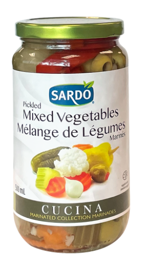 sardo pickled mixed vegetables mild